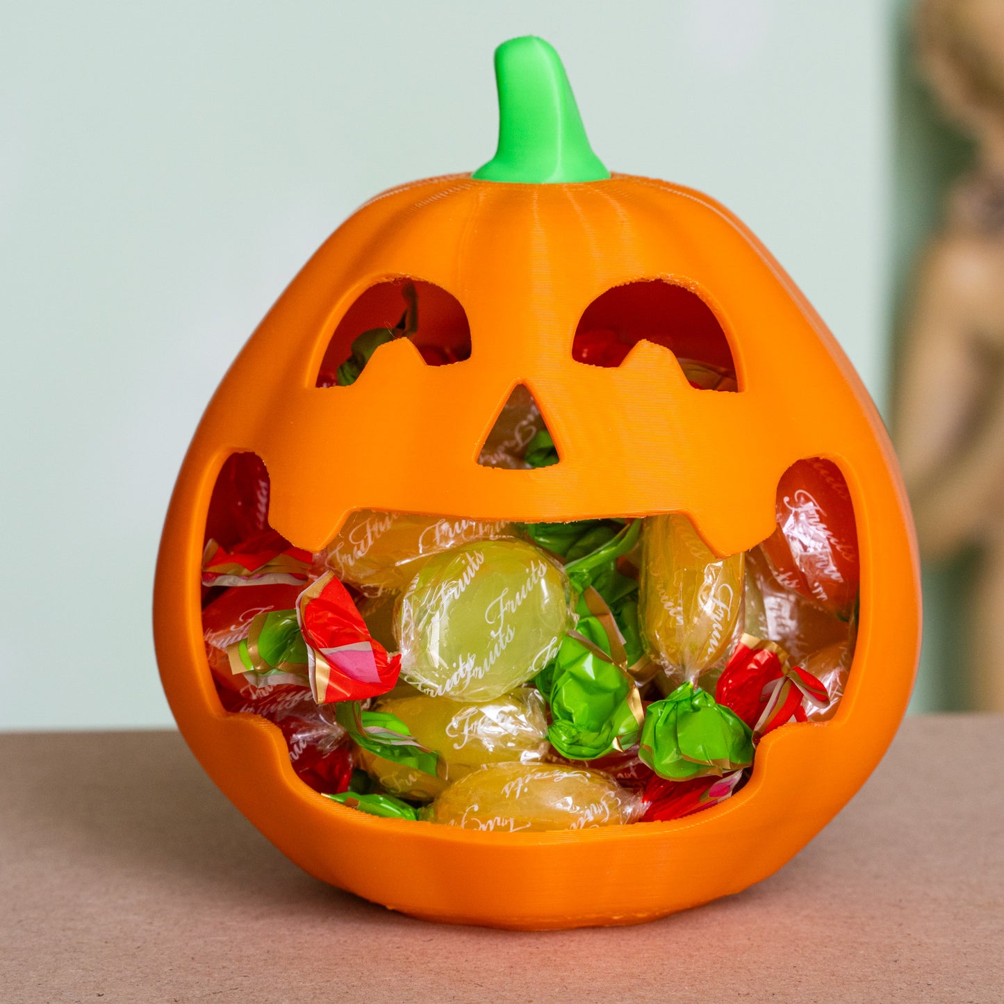 Portacaramelle Zucca di Halloween
