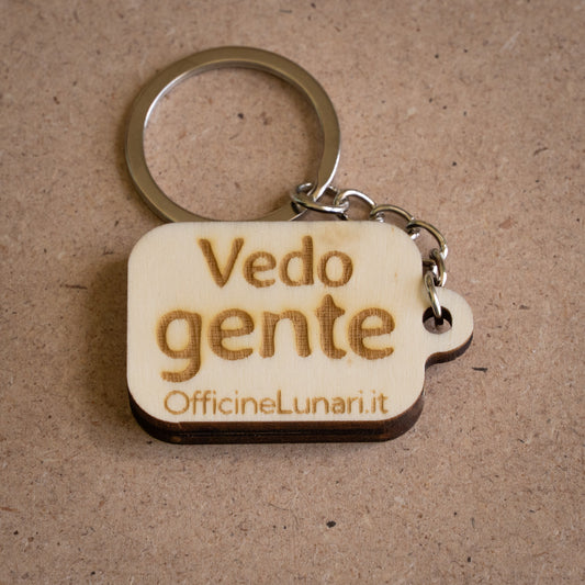 Portachiavi "Faccio cose, vedo gente"