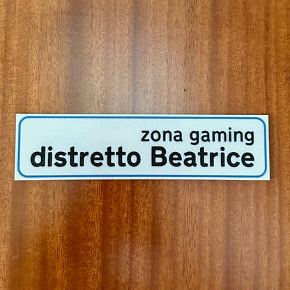 Cartello magnetico personalizzato