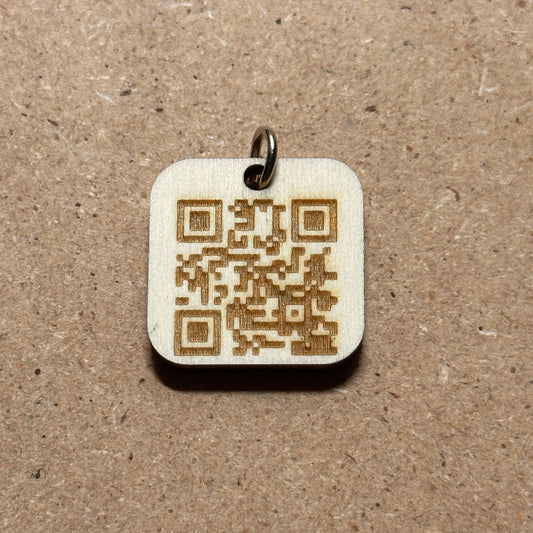 Medaglietta personalizzata (tag) per animali domestici con codice QR