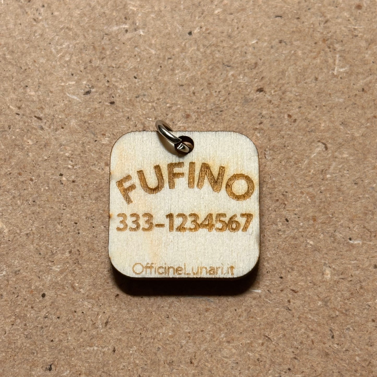 Medaglietta personalizzata (tag) per animali domestici con codice QR