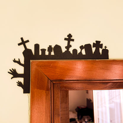 Kit Risparmio: 4 decorazioni angolari di Halloween per porta