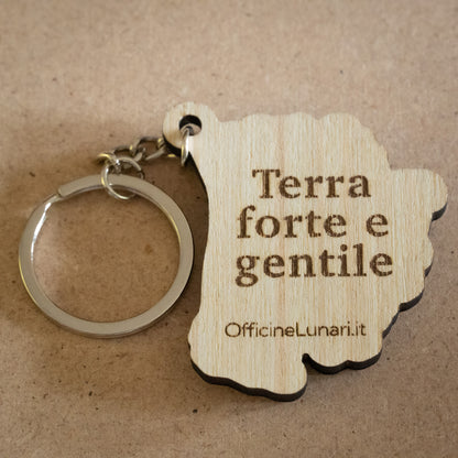 Portachiavi Abruzzo con arrosticino