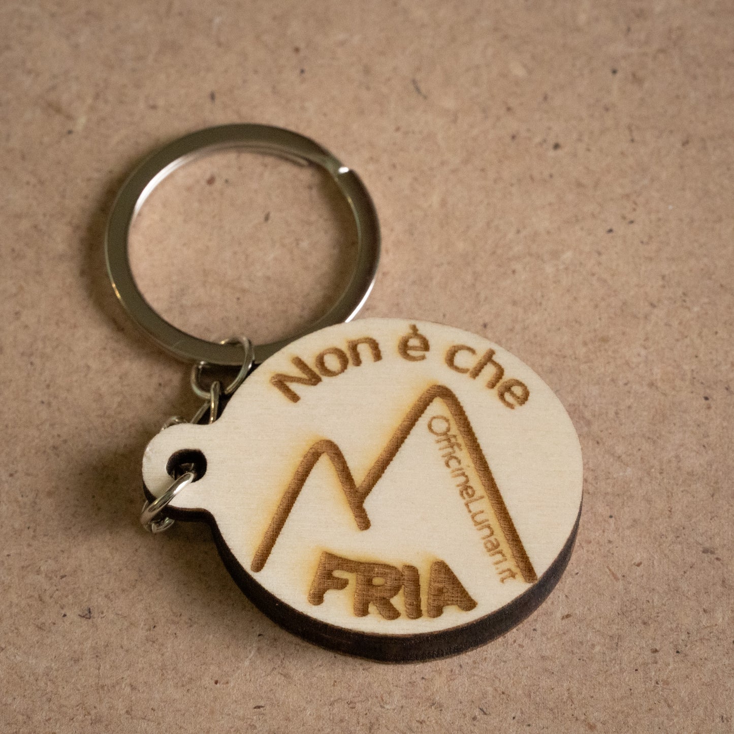 Portachiavi "Comunque frana, non è che fria"