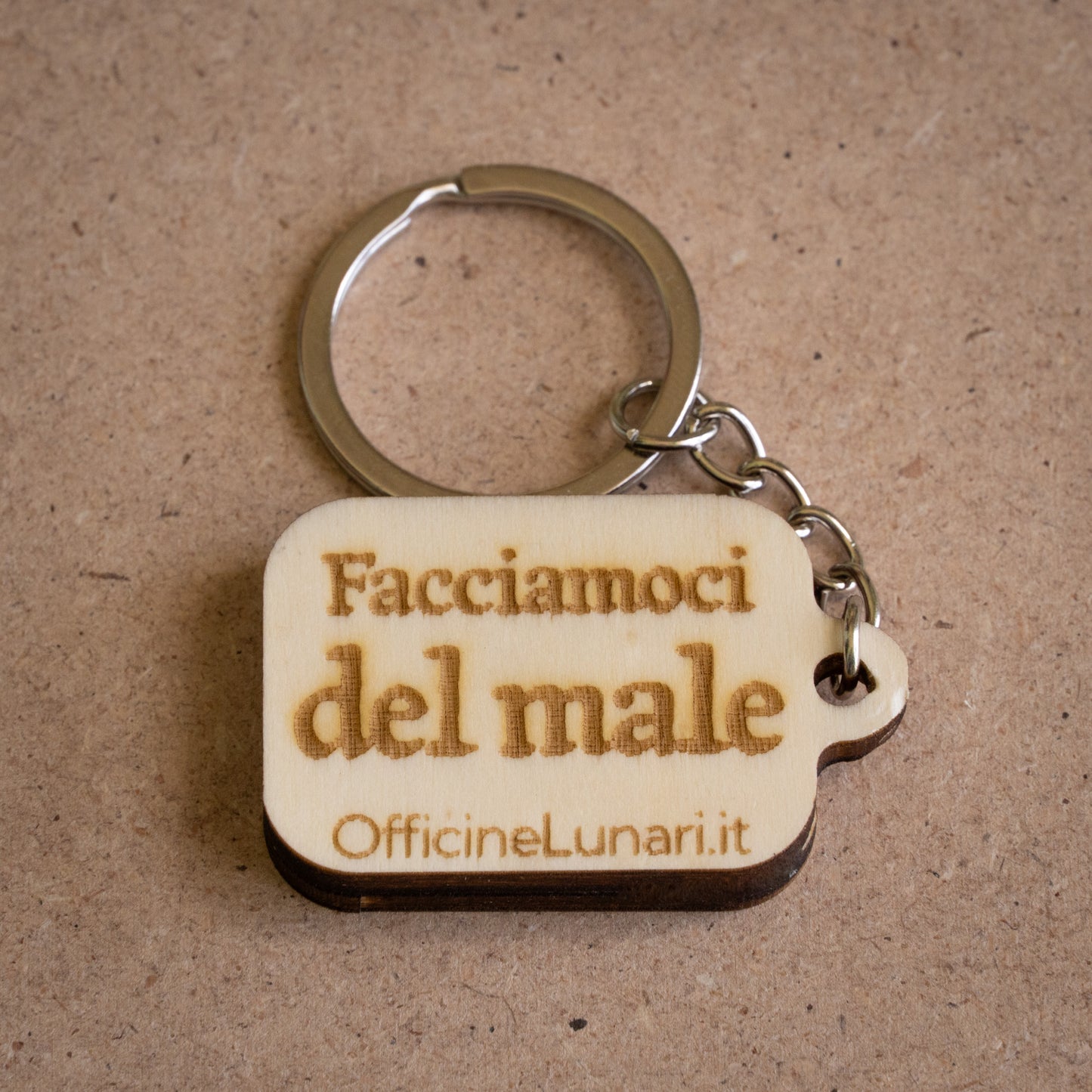 Portachiavi "Continuiamo così, facciamoci del male"