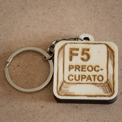 Portachiavi "F5 Preoccupato"