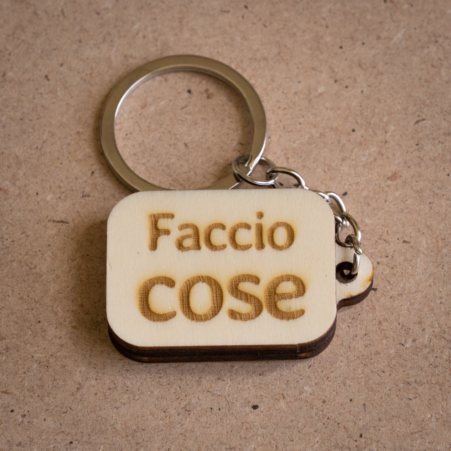 Portachiavi "Faccio cose, vedo gente"