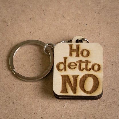 Portachiavi "Ho detto no"