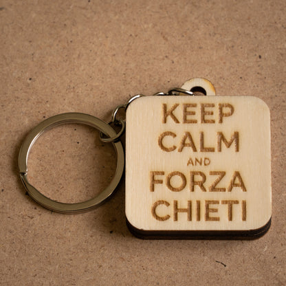Portachiavi "Keep Calm and Forza Chieti"