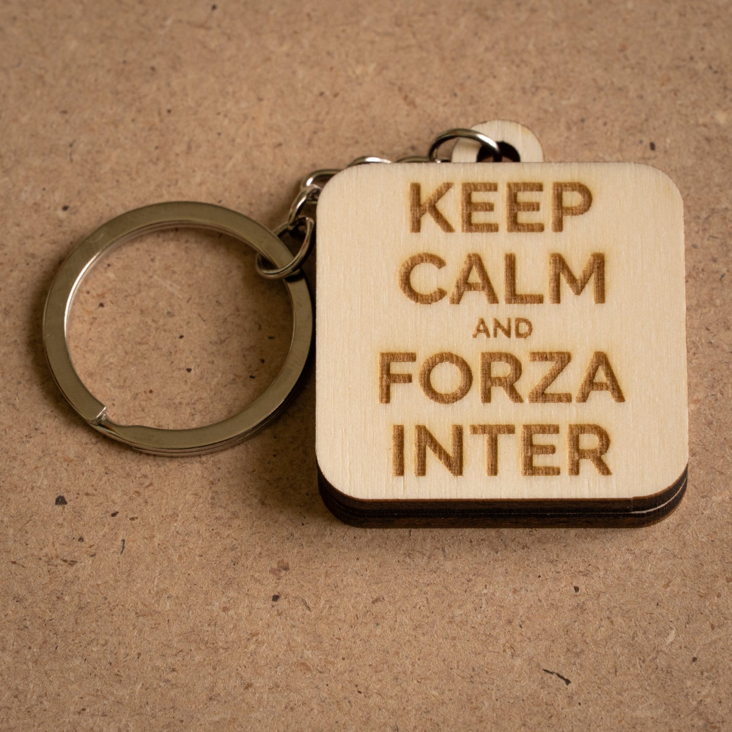 Portachiavi "Keep Calm and Forza Inter"