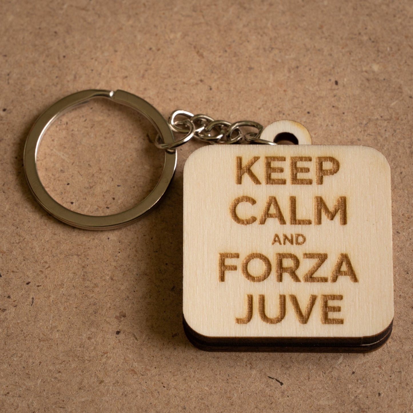 Portachiavi "Keep Calm and Forza Juve"