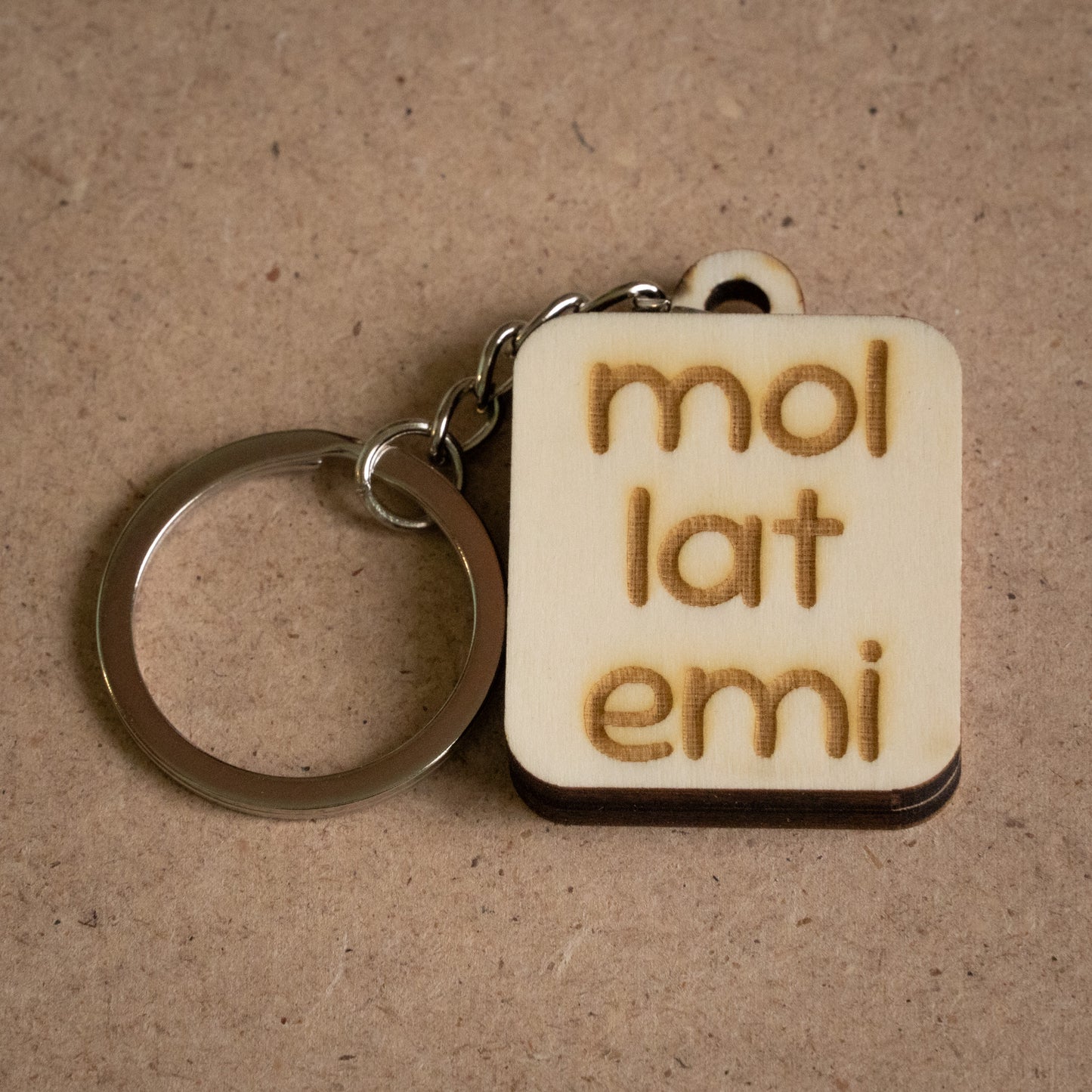 Portachiavi "Mollatemi"