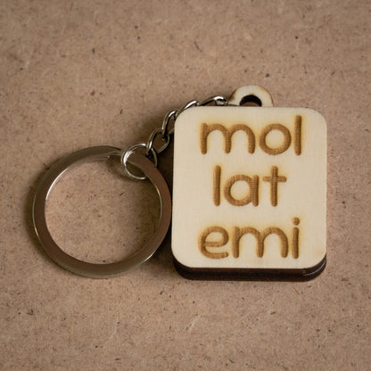 Portachiavi "Mollatemi"