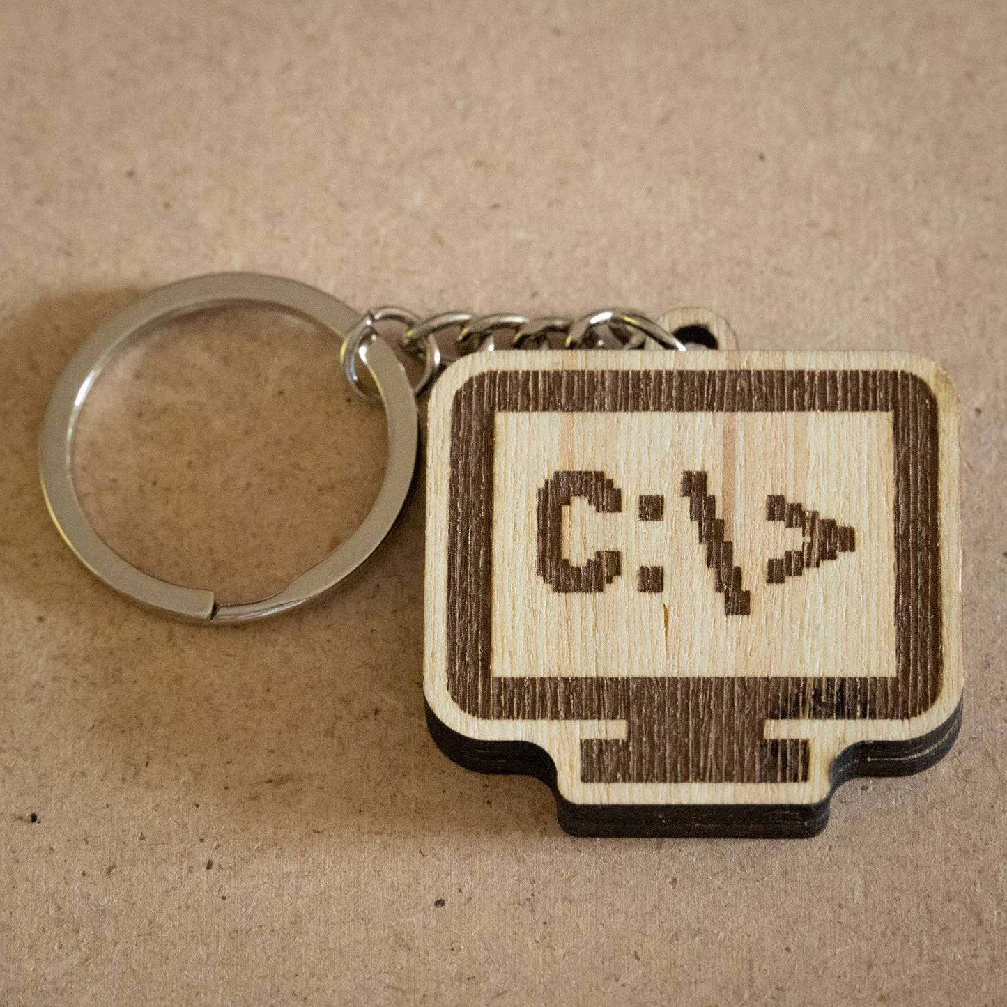 Portachiavi "C:\>"
