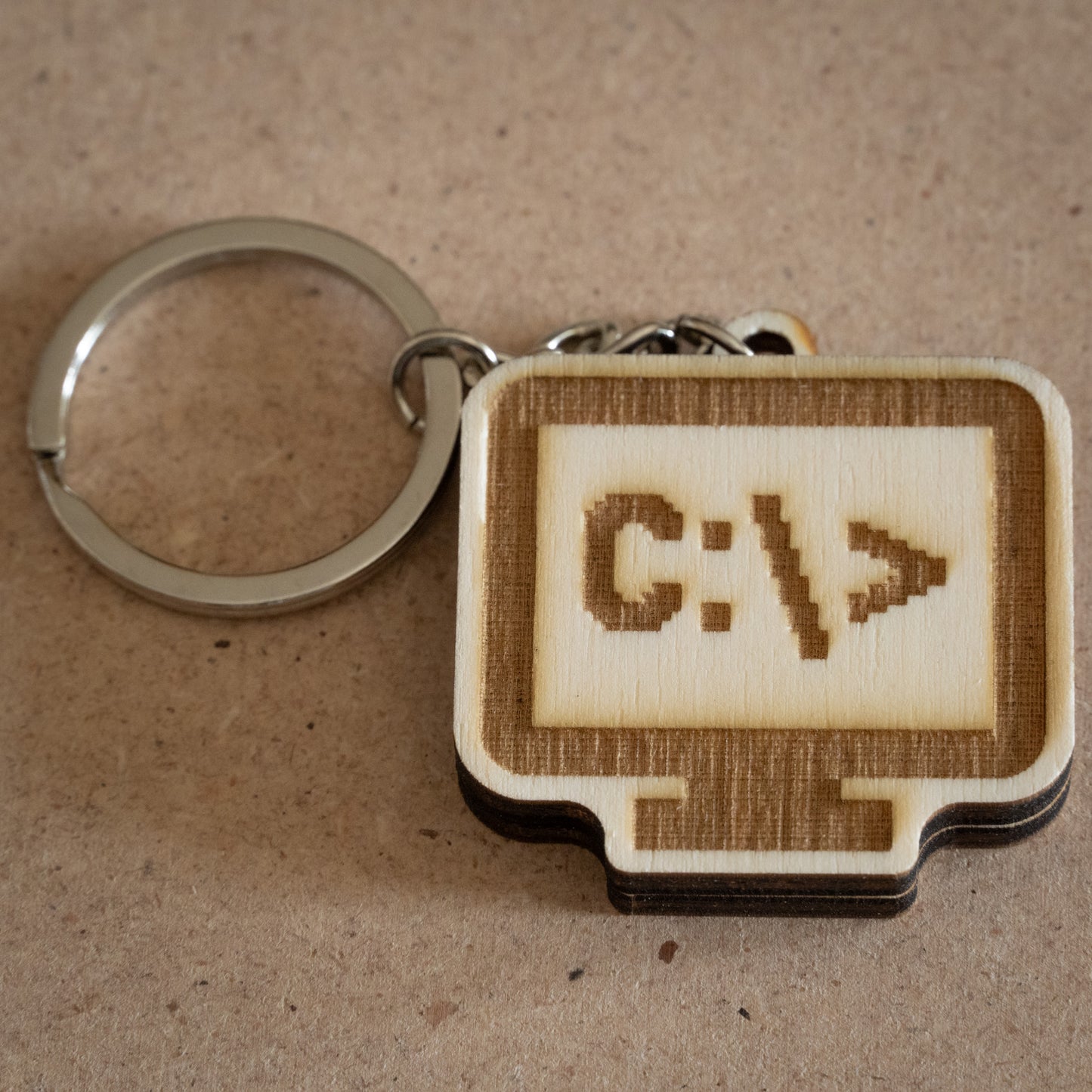 Portachiavi "C:\>"