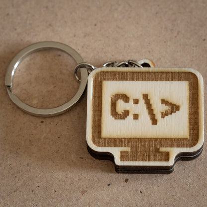 Portachiavi "C:\>"