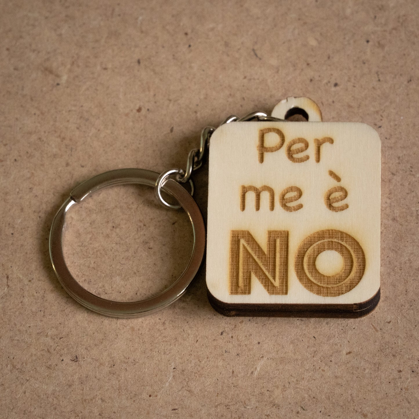 Portachiavi "Per me è no"