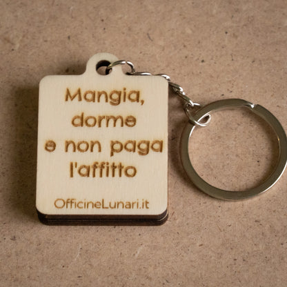 Portachiavi gatto personalizzabile