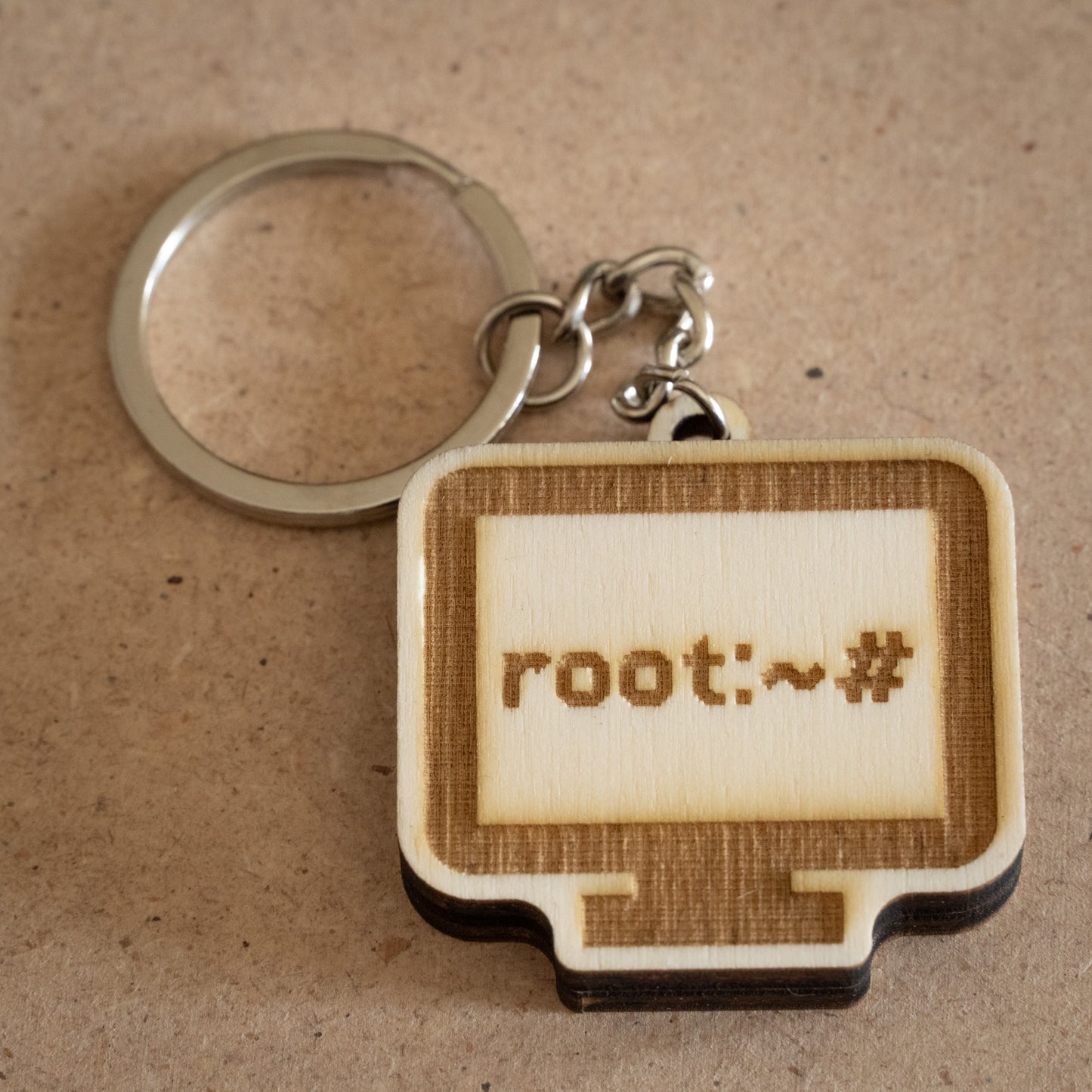 Portachiavi "root:~#"