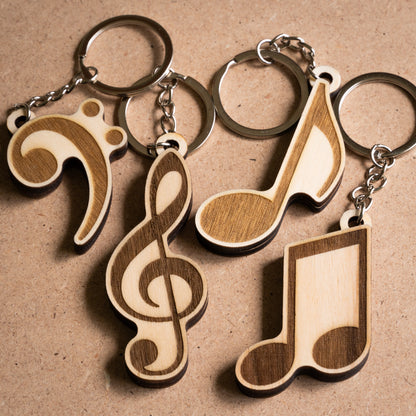 Kit Risparmio: Simboli musicali (4 portachiavi)