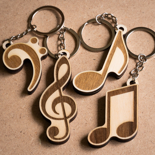 Kit Risparmio: Simboli musicali (4 portachiavi)
