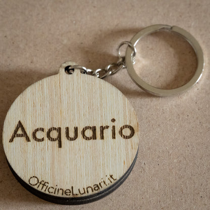 Portachiavi Zodiaco - Acquario