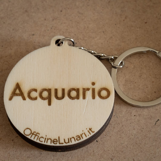 Portachiavi Zodiaco - Acquario