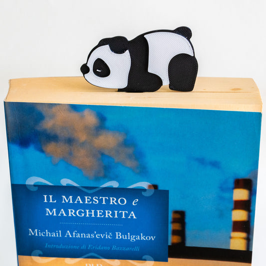 Segnalibro multicolore Panda Pigro