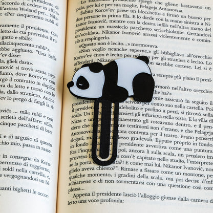 Segnalibro multicolore Panda Pigro