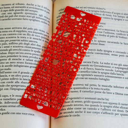 Segnalibro Ti Amo multilingue