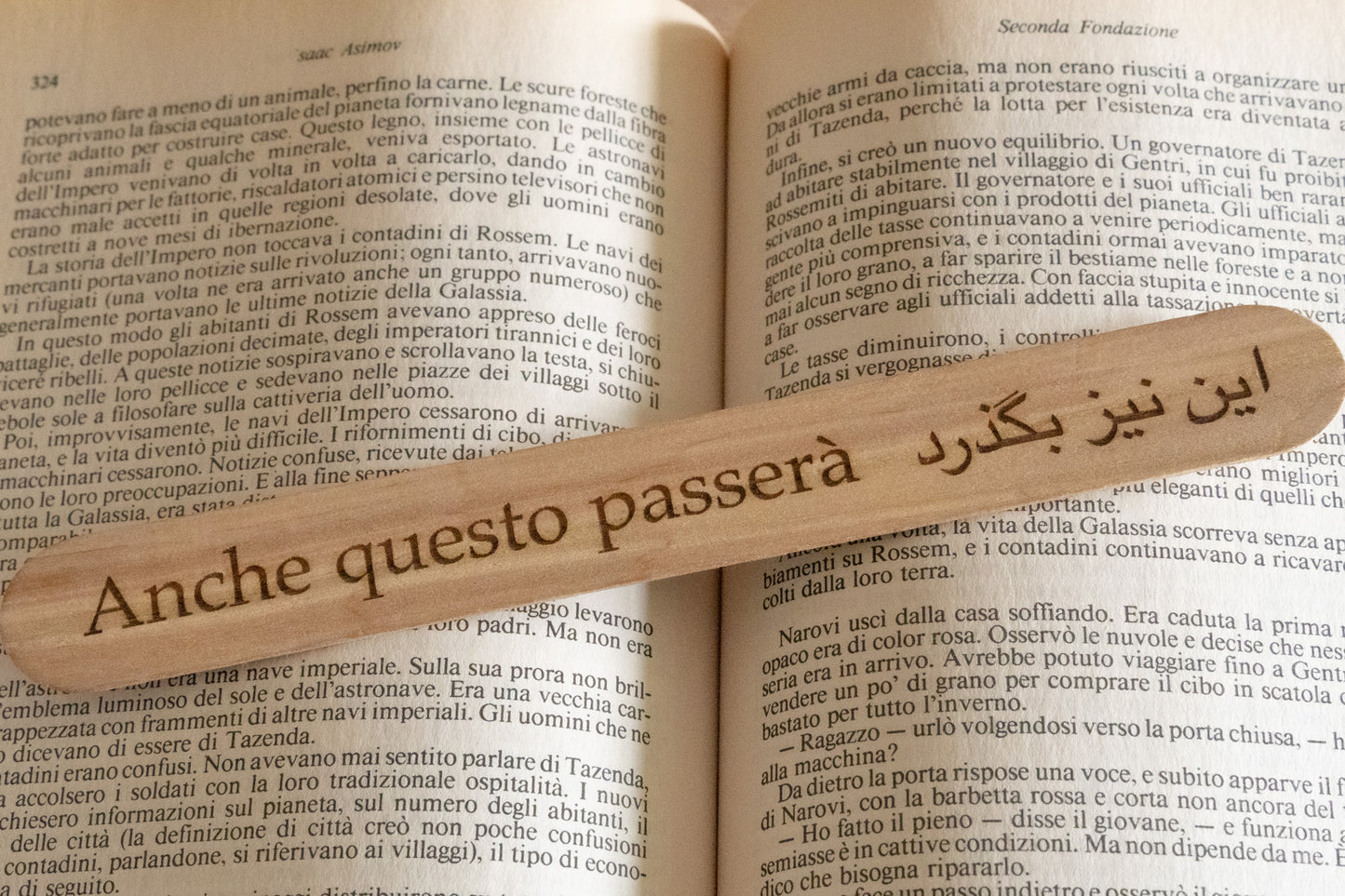 Segnalibro "Anche questo passerà"