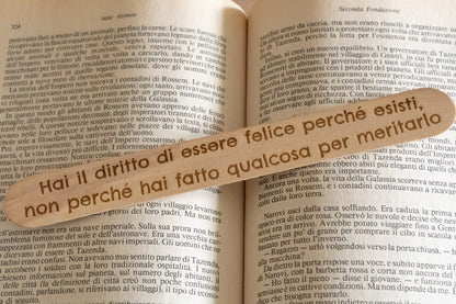 Segnalibro "Hai il diritto di essere felice..."