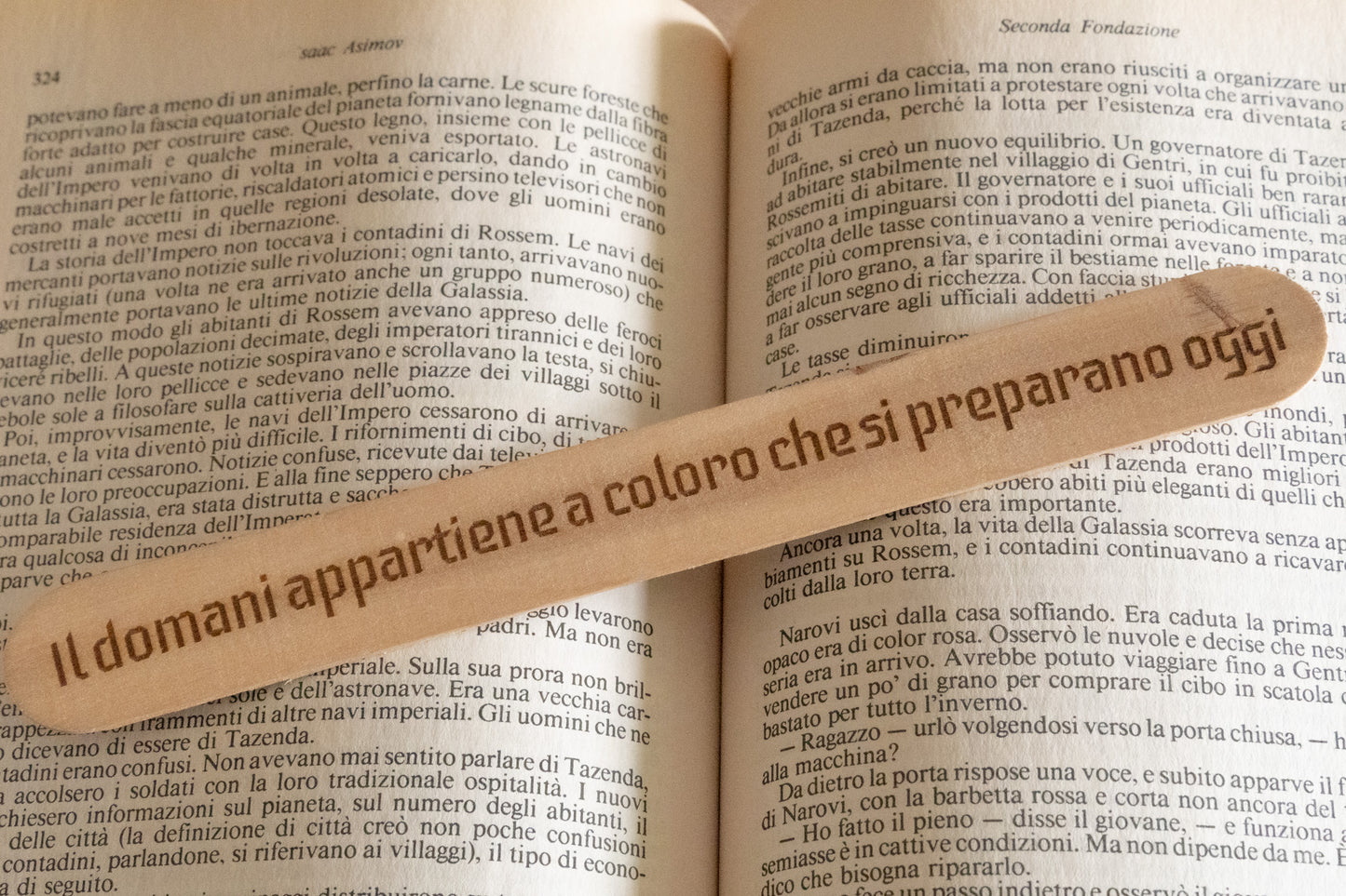 Segnalibro "Il domani appartiene a coloro che si preparano oggi"