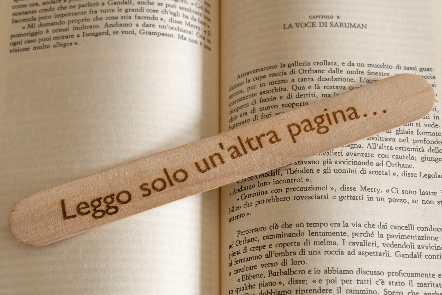 Segnalibro "Leggo solo un'altra pagina"