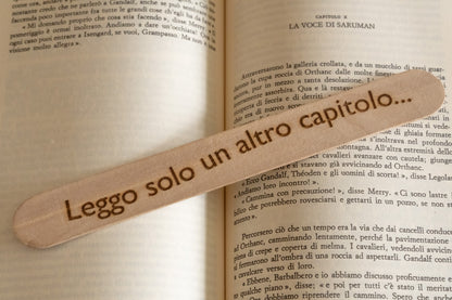 Segnalibro "Leggo solo un altro capitolo"