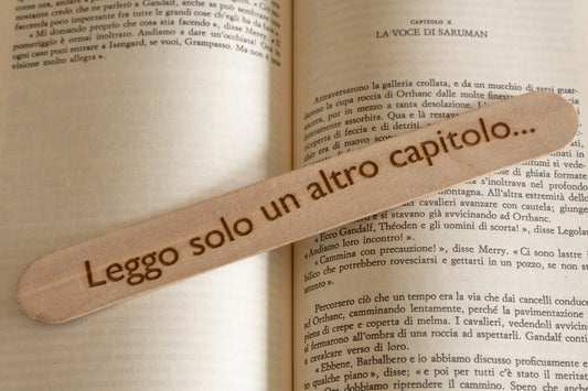 Segnalibro "Leggo solo un altro capitolo"