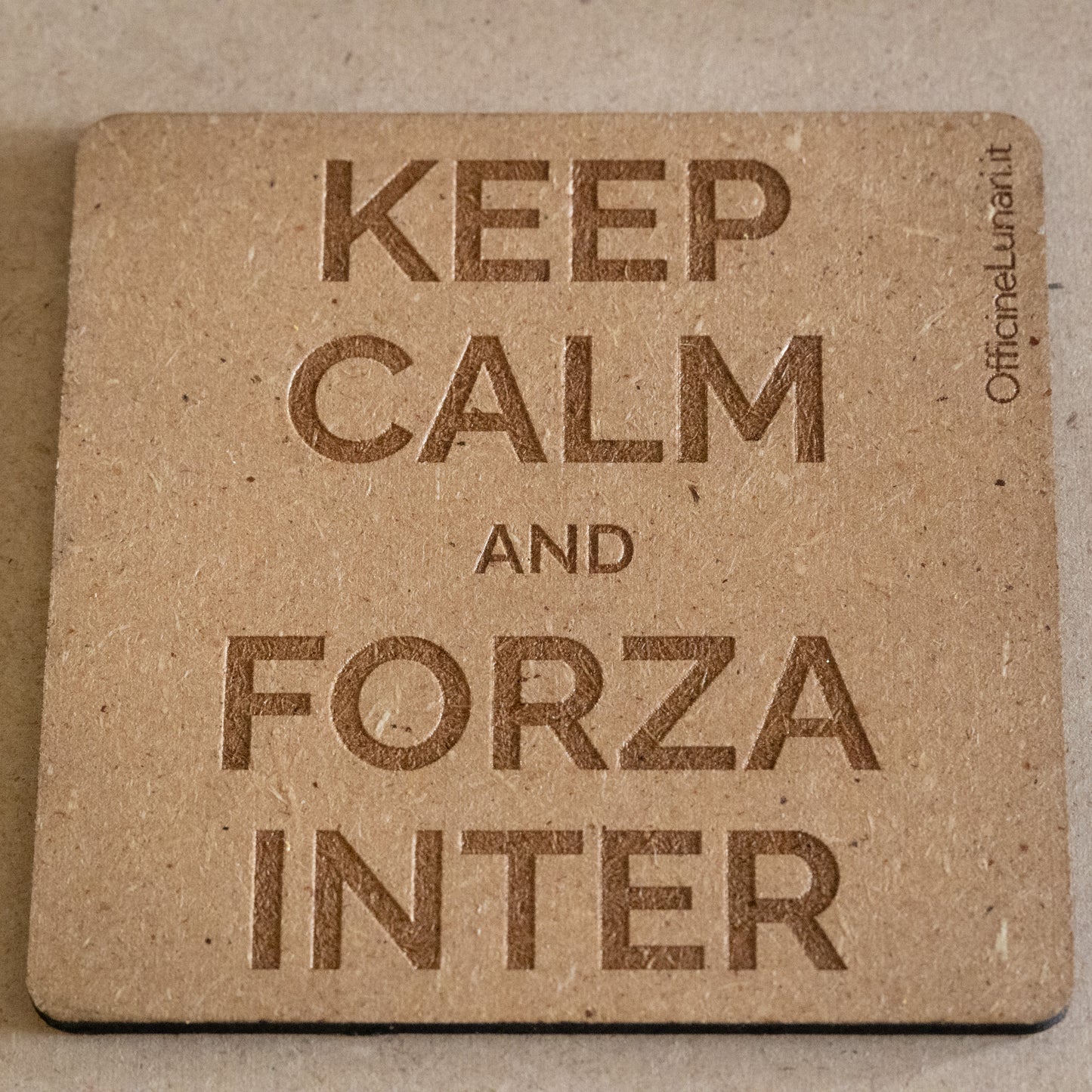Sottobicchiere "Keep Calm and Forza Inter"