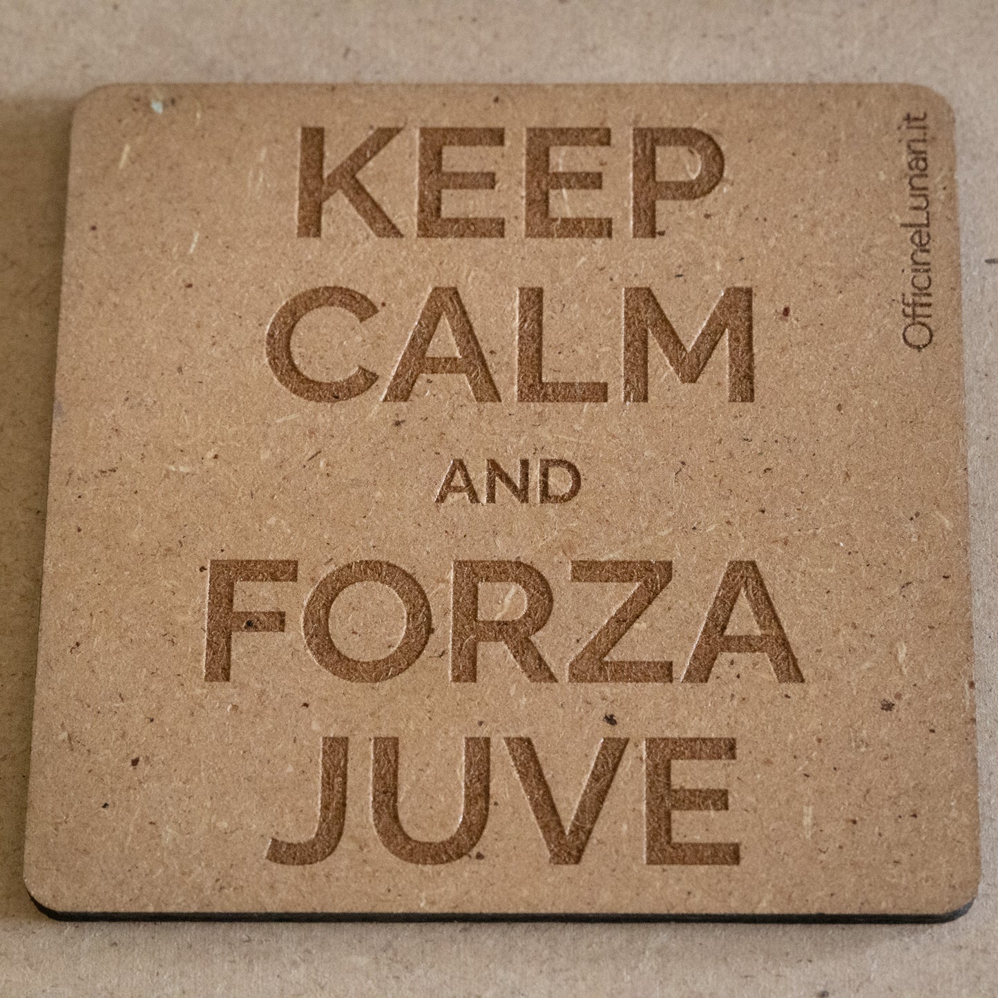 Sottobicchiere "Keep Calm and Forza Juve"