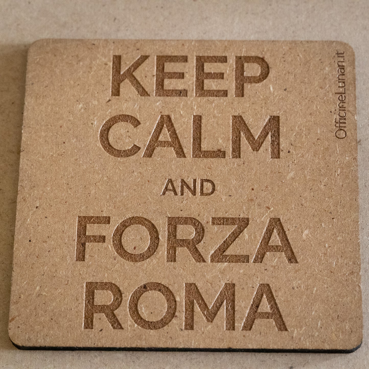 Sottobicchiere "Keep Calm and Forza Roma"