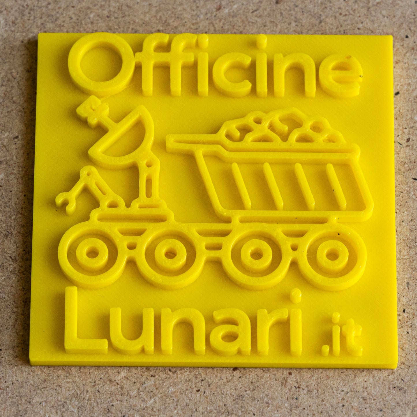 Colore giallo, stampa 3D