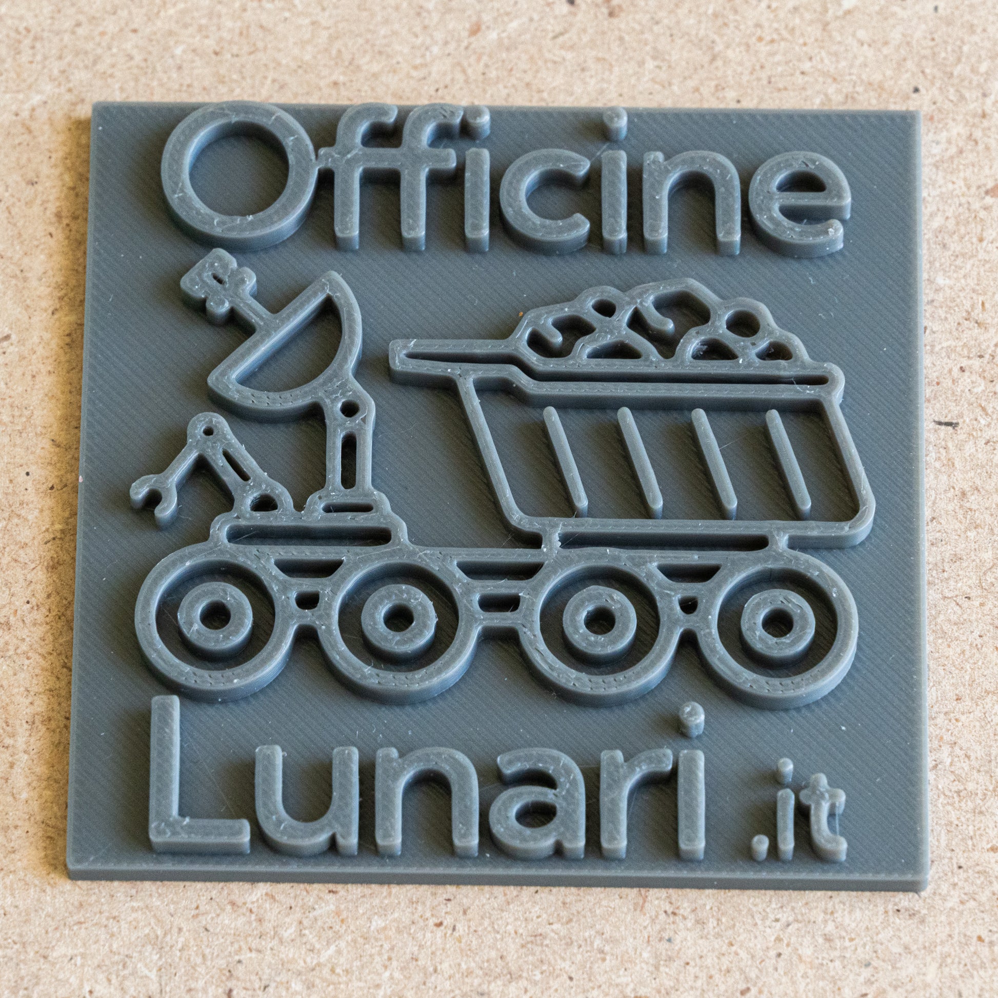 Colore grigio, stampa 3D