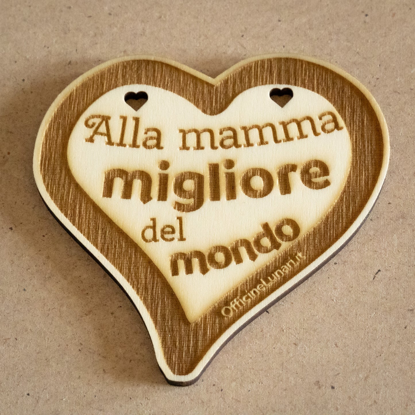 Targa per vaso "Alla mamma migliore del mondo"