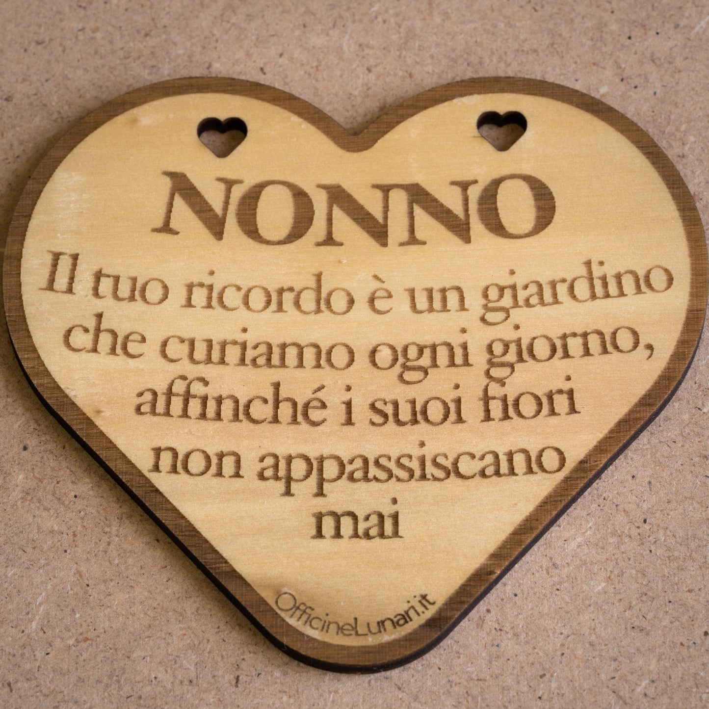 Targa personalizzabile "Il tuo ricordo è un giardino…"