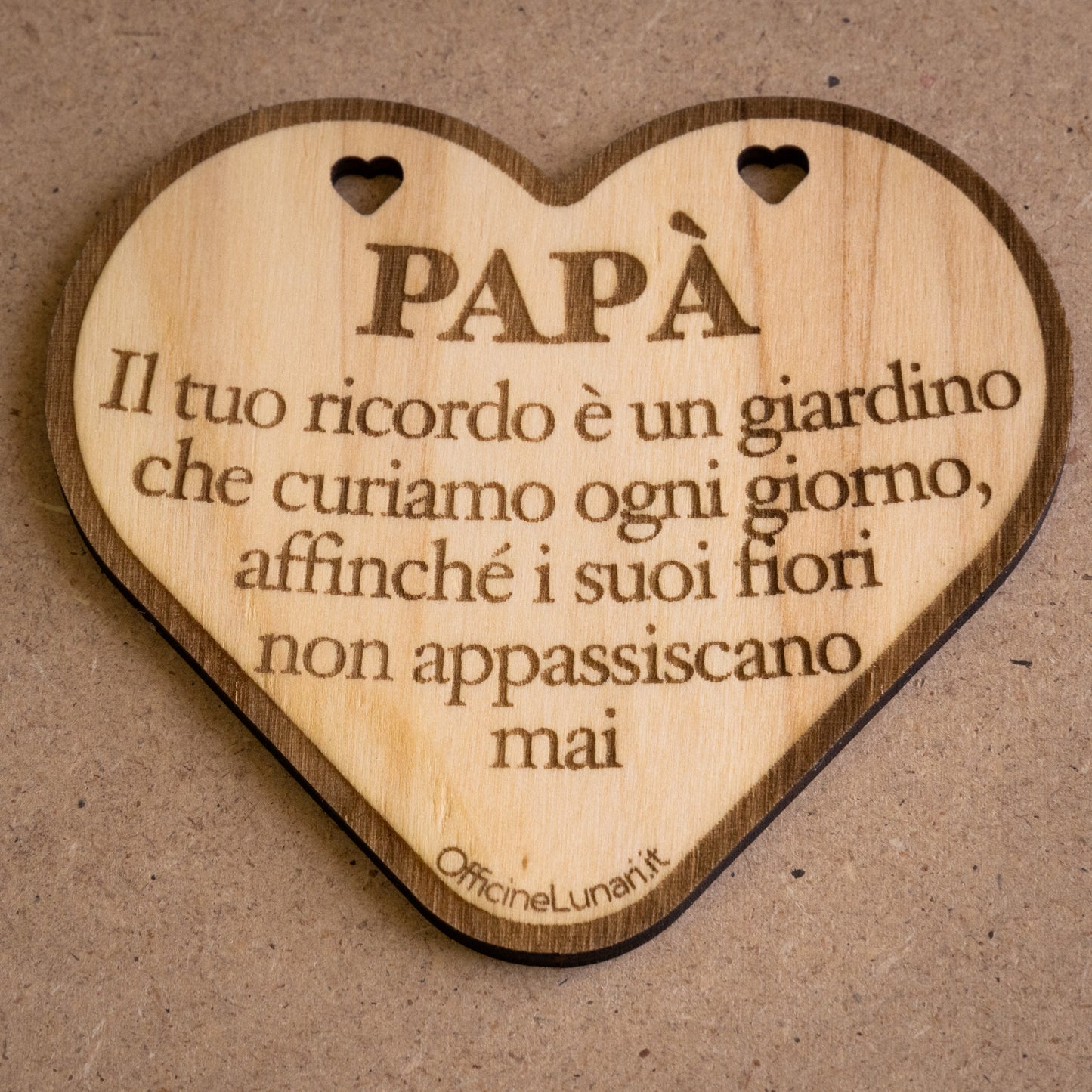 Targa personalizzabile "Il tuo ricordo è un giardino…"