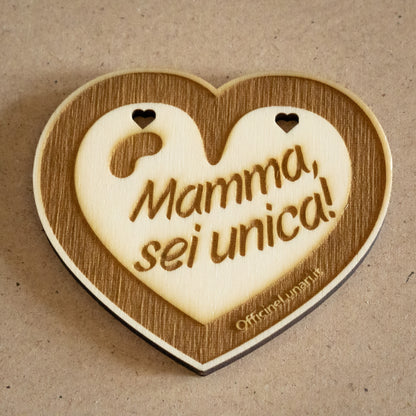 Targa per vaso "Mamma sei unica"