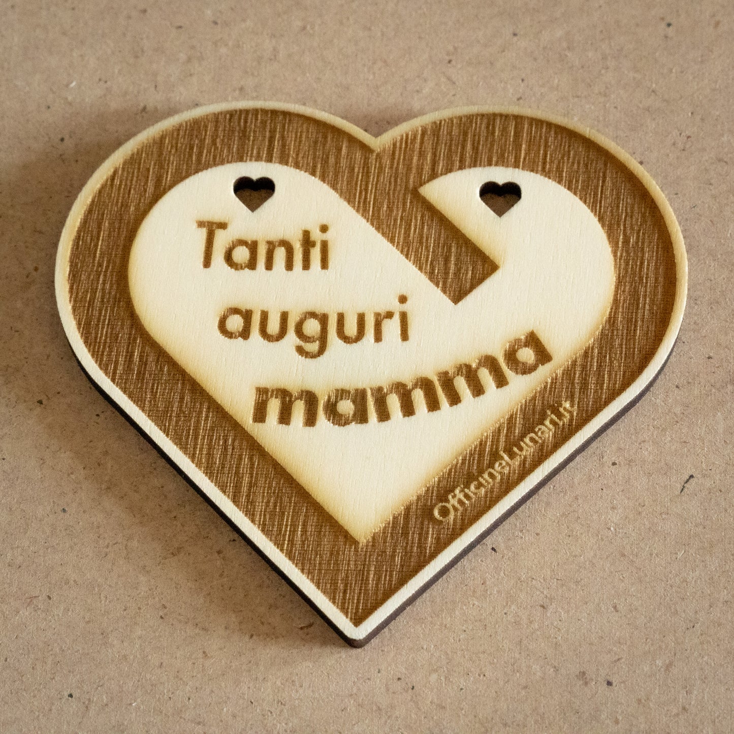 Targa per vaso "Tanti auguri mamma"