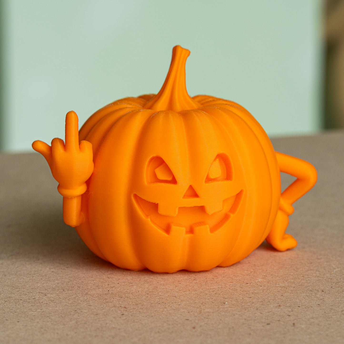 Zucca della Fortuna con dito medio