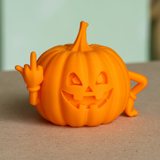 Zucca della Fortuna con dito medio