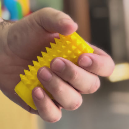 Cilindro tattile con spuntoni antistress (fidget/stimming)
