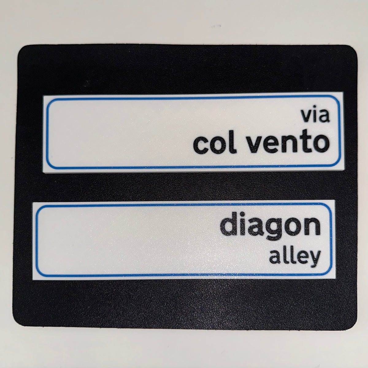 Cartello magnetico personalizzato